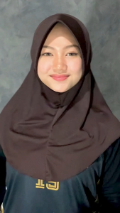 Kerudung Bergo Hijab Sport Pet Tebal Muslim