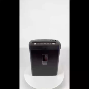 เครื่องทำลายเอกสาร 14 ลิตร เครื่องย่อยกระดาษ เปิดกระดาษ ขนาด A4 8 แผ่น มือ อุปกรณ์สำนักงาน Paper Shredder การรักษาความลับระดับ 4