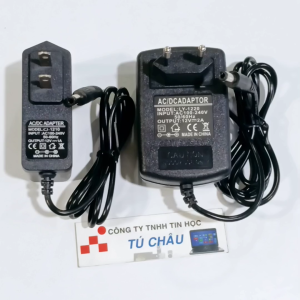 Adapter DC 12V - 1A / 12V - 2A (Đầu cắm 5.5mm x 2.1 -- 2.5mm)