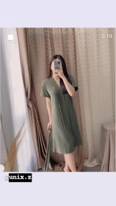TERMURAH KIMONO DREES BELT KOREAN STYLE WANITA REMAJA DEWASA JUMBO-DRESS KNIT PREMIUM TEBAL
