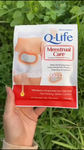 Q Life Menstrual Care Patch Pain Relief Plester Kompres