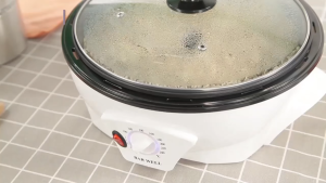 Máy rang hạt cà phê và các loại hạt tự động Cafemasy SCR-300B Thương hiệu Mỹ Rang 250-350 gram hạt cà phê - Bảo Hành 12 Tháng