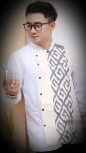 Kemeja Tenun Pria // Kemeja Lukman // Kemeja Kombinasi Tenun // Koko Tenun // Kemeja Songket