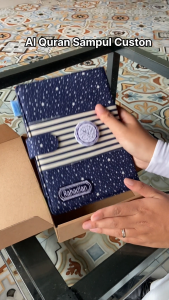 Al Quran Hafalan 5 Blok Warna Terjemahan Sedang Sampul Custom Bordir Nama A5 HFZ