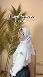 BERGO OVAL SPORT | HIJAB OVAL JERSEY PREMIUM | JILBAB INSTAN SIZE S / M / L