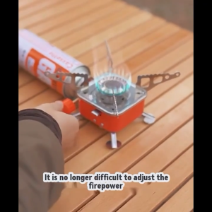 【Ready Stock】Portable Card Type Mini Butane Gas Stove Foldable Outdoor Cooking and Camping