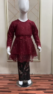 SET KEBAYA ANAK PEREMPUAN TANGGUNG 5-12 TAHUN / KEBAYA MODERN ANAK / KEBAYA ANAK PESTA
