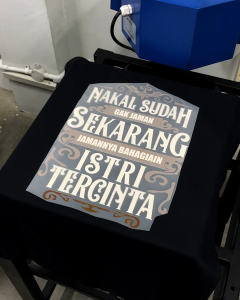 Desain Kaos Keren - Kaos Kata Pasangan Desain Nakal Gak Jaman Bahan Combed 20s Lembut Nyaman Standar Distro