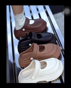 รองเท้าแตะแมรี่เจน รองเท้าหัวโตเปิดส้น น้ำหนักเบา ใส่สบาย พื้นหนา นิ่ม EVA พร้อมส่ง 3 สี ในไทย