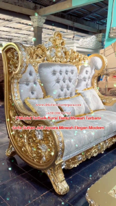 Sofa Sultan Ruang Tamu Model 2024 Murah Sofa Modern Ruang Keluarga Minimalis Jati Jepara Terbaru