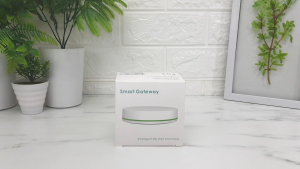 Tuya เกตเวย์ Zigbee แบบมีช่องต่อสาย LAN ทรงกลม WIFI ZGW03