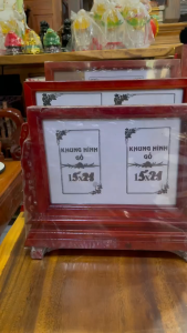 Khung Đôi Gỗ Tràm ( Ảnh Thờ )