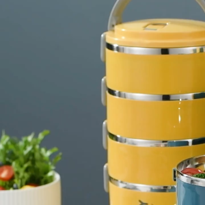 ปิ่นโตใส่อาหาร กล่องเก็บอาหาร กล่องอาหารกลางวัน กล่องข้าวไมโครเวฟ กล่องใส่อาหารพกพา ชุดกล่องข้าว ชุดกล่องข้าว+กระเป๋า