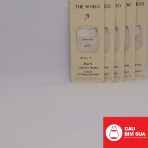 Gói 1ml Kem chống nắng dạng sữa Whoo Gongjinhyang Sunquid Uv Protective Lotion SPF 50+/PA++++