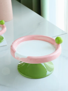 [พร้อมส่ง] Meowhouse ชามอาหารแมวเซรามิค ป้องกันการพลิกคว่ํา ชามอาหารสัตว์เลี้ยง น่ารักมาก สุนัข แมว