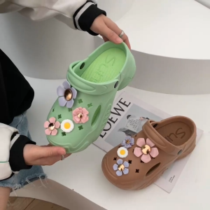 Bigdreamofficial รองเท้าหัวโตผญ สูง7-8ซม รองเท้าหัวโตรัดส้น แถมตัวติด รองเท้าผู้หญิง รองเท้าแตะรัดส้น เสริมส้น รองเท้าส้นตึก งานEVA SHO-SUN0830 LINK-2