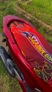 Sarung Cover Jok Motor Motif HotWheels untuk Vario Scoopy Beat Mio Soul GT Xeon JP-20