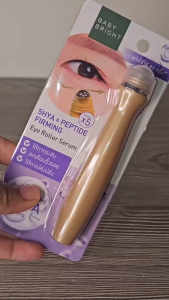 [SG INSTOCK]Baby Bright Eye Roller Serum 15ml (Aloe Vera & Fresh Collagen/ Tomato Gluta Bright/Peptide) Baby Roller Baby Smooth Reviews Eyebrow Roller Bright Soccer Ball Review - Lazada