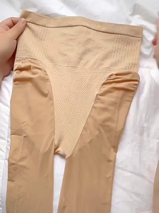 Local Anti Scatch Women Pantyhose UV Sun Protection High Waist Silk Elastic Stoking Pant Sock Fit Waist 23-33 Inch Max Strech Skin Brown Black