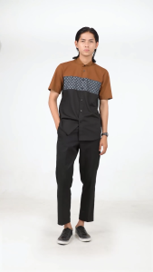 Fadkhera Koko Modern Harith Baju Koko Pria Dewasa Motif Terbaru Lengan Panjang Pendek Warna