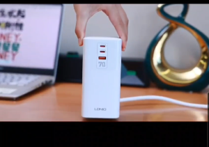 LDNIO Desktop Power Station SC4383 Universal Adapter 70watt GaN Extention Socket 2 Meter Bergaransi