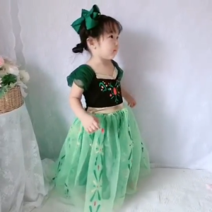 ชุดเด็ก คอสเพลย์ เอลซ่า เจ้าหญิงหิมะ ชุดเจ้าหญิง ราคาที่เหมาะสม อันหลังเช้าเรียบร้อย คอสเพลย์ แอนนา เอลซ่า