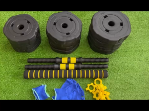 Bộ tạ đa năng KINGBOX 2024 - 20KG/bộ - 30KG/bộ - 40KG/bộ - Bê tông bọc nhựa / hàng nhập khẩu