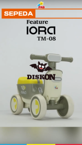 Motor Mainan Anak Sepeda Balance Bike Iora TM08 RIDE ON untuk Laki-laki dan Perempuan