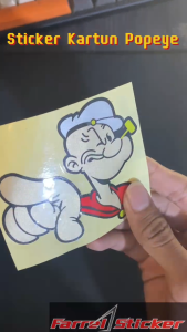 stiker popeye sticker kartun