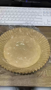 Set 50 Miếng Giấy Lót Nồi Chiên Hình Khuôn Bánh - Giảm Thiểu Tối Đa Dầu Mỡ Bám Vào Nồi Chiên(Có Vỉ)