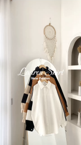 Lauren Shirt Kemeja Wanita Lengan Panjang | Kemeja Wanita Korean Style | Atasan Wanita Remaja OOTD Hijab
