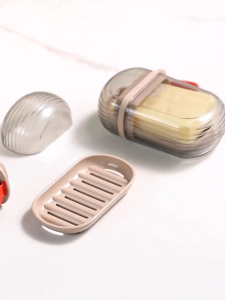 Travel Soap Box Sealed For Draining Travel Toothbrush Mouthwash Cup Portable Soap Box Outdoor Hiking Camping Necessary