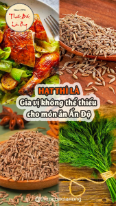 Hạt thì là Ấn Độ organic 100g ( Hạt thìa là khô gia vị nấu phở tạo mùi thơm cho món nướng)