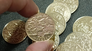 TOP GRADE 1987 1 Ringgit 30 Tahun Merdeka 30th Independence Malaysia Commemorative Coin