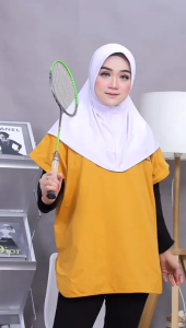 HIJAB SPORT PED BESAR (Size M)/HIJAB OLAHRAGA PED INSTAN (Size M)
