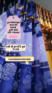 GORDEN PONI PISAH/GORDEN PINTU DAN JENDELA/TIRAI BELAH DUA/TIRAI/GORDEN