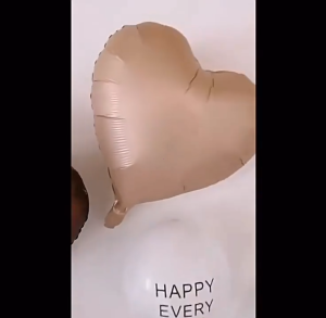 18 Inches Retro Balloon Star Heart Shape Foil Balloon Vintage Style Cream Brown Color Matte Balloons Light Blue Pink Aluminum Foil Balloon For Birthday Baby Shower Anniversary Wedding Party Decoration Supplies