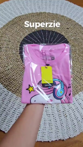 Kaos Anak Cewek Baju Perempuan Kartun Unicorn 1-13 Tahun