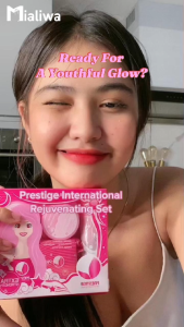 Prestige Rejuvenating Set & Whitening Facial Set Pampaputi Exfoliating Hydrating Moisturizing Skin Care Kojic Soap Facial Toner Sunscreen Gel Cream SPF30 Night Cream Sunblock Moisturizer Acne Pimples Pore Blackheads Blemishes Scar Glass Skin Beauty Set