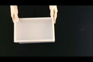Transparent Drawer Sleeved Box Rectangle Gift Box Size 26.7 x 16.2 x 8.7cm for Gift Packaging