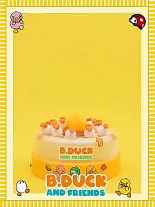 B.duck Lưới Đánh Bắt Cá Hình Vịt Vàng Nhỏ Tập Trung Cho Trẻ Em