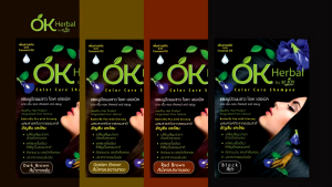 🔥แท้/ถูกที่สุด/ไลฟ์ทุกวัน🔥(1ซอง) OK Herbal โอเค เฮอเบิล แชมพูปิดผมขาว สระดำ เปลี่ยนสีผม