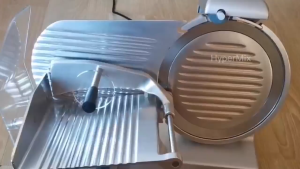 เครื่องสไลด์เนื้อ FULL AUTO สแตนเลสทั้งตัว ระยะสไลด์ 180mm. ระบบมอเตอร์ 2ลูก 12"