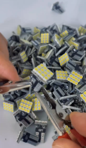 ไฟหรี่ ไฟถอย ขั้ว T10-1210-12LED ไฟส่องป้ายทะเบียน ไฟส่องแผนที่ ไฟเลี้ยว สว่างมาก ทนความร้อน CAR