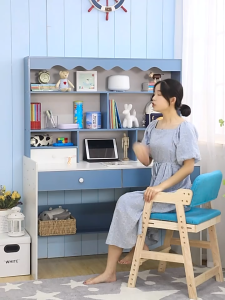 ชุดโต๊ะเด็ก ชุดโต๊ะเก้าอี้เด็ก โต๊ะนักเรียนเด็ก โต๊ะทำงานไม้ โต๊ะเขียนหนังสือสำหรับเด็ก โต๊ะคอมพิวเตอร์ โต๊ะเด็กและชั้นวางหนังสือแบบยกได้มีหลายสี