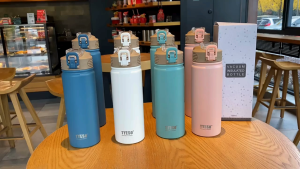 TYESO Outdoor Portable Gym Sports 750ml Thermal Water Bottle Stainless Steel Tumbler Vacuum Flask