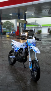 0416 Sticker Decal CRF 150 L full Body Terbaru - Desain Bebas Bisa Request - Stiker Dekal CRF 150 L full Body - Sticker Variasi Honda CRF 150