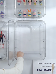 3 ชิ้น กล่องติดผนัง ตู้อะคริลิคใส ชั้นวางของห้องน้ํา 3ชั้น  ชั้นวางของในห้องน้ํา ตู้ติดผนัง ติดตั้งง่ายไม่ต้องเจาะผนัง