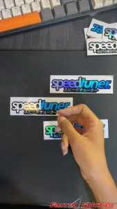 STIKER SPEED TUNER STICKER SPEEDTUNER 12 CM PRINTCUT