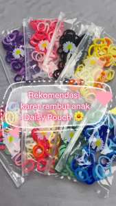 KARET RAMBUT MINI KOREAN DAISY [ISI 50 PCS]
